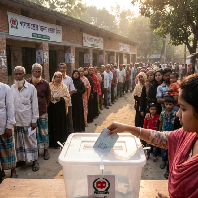 Bangladeshi Citizens Voting