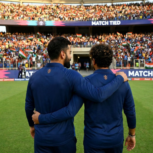 Cricket Players Sportsmanship