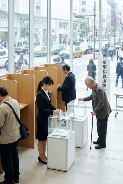 Japanese Polling Station