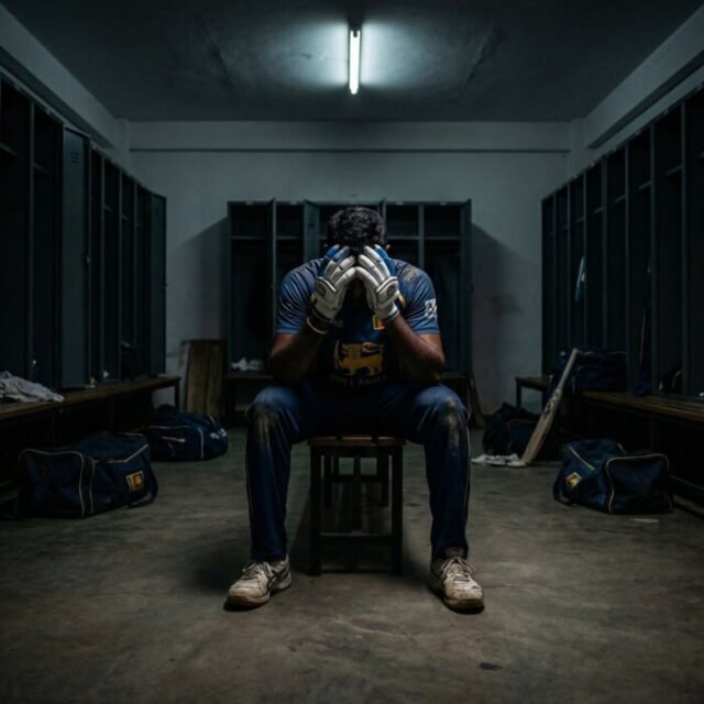 Sri Lankan Cricket Player Locker Room