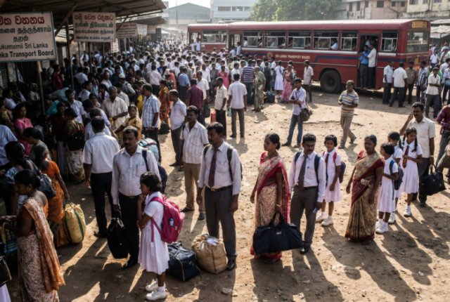 Colombo Bus Stand Chaos