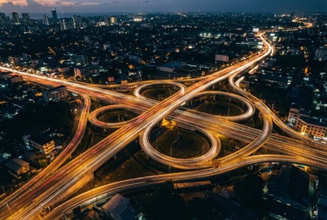 Colombo Traffic Interchange Night
