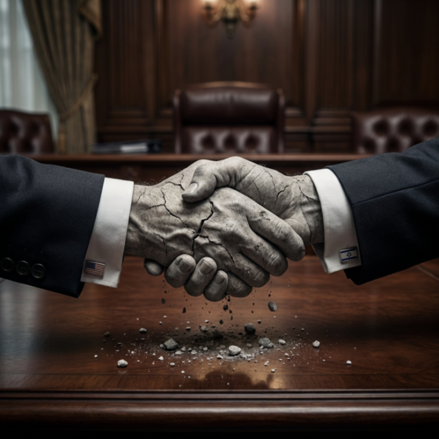 Crumbling Handshake Alliance