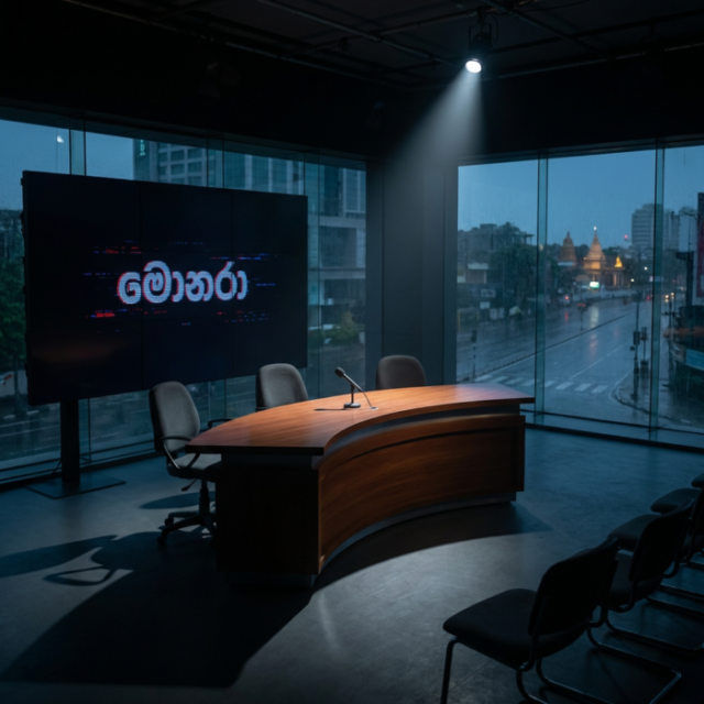 Sri Lankan News Studio Monara