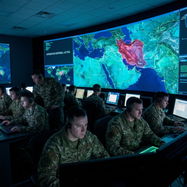 US Military Command Center
