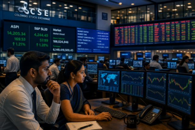 Colombo Stock Exchange Trading Floor