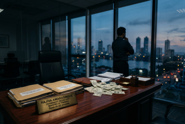 Mysterious Office Contemplation