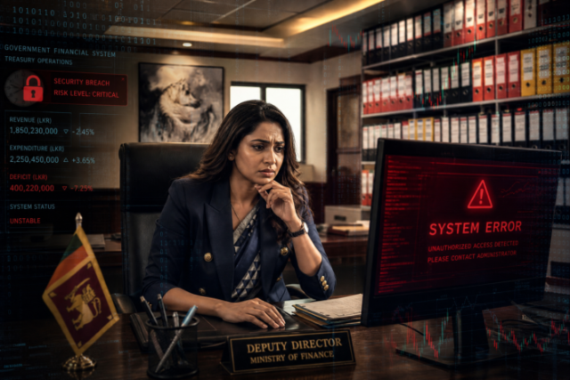 Sri Lankan Government Office - Cyber Threat Tension