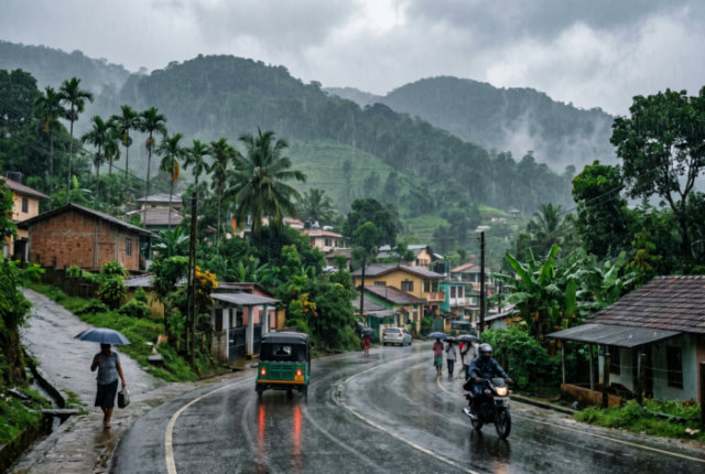 sri lankan monsoon rainy day