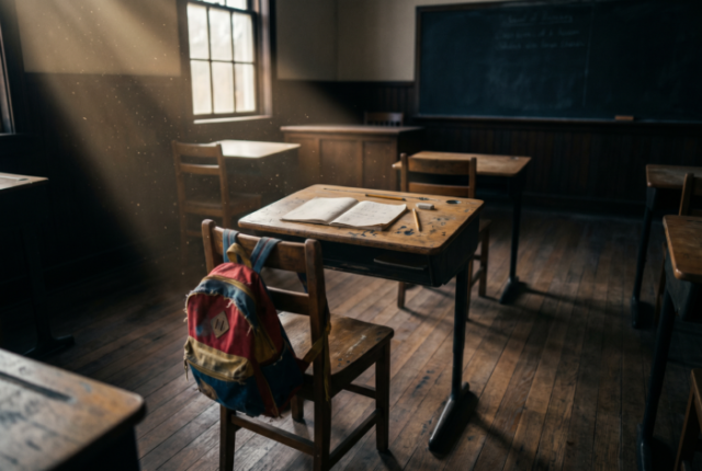 Empty School Desk - Child Protection