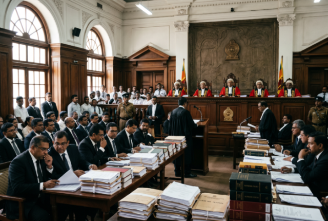 Sri Lankan Supreme Courtroom Scene