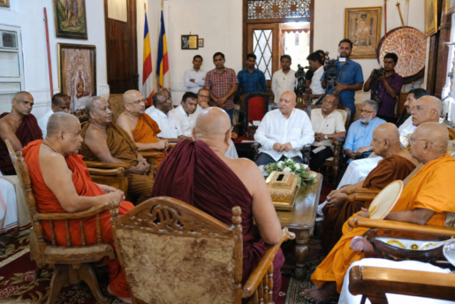 Sri Lankan Buddhist Temple Gathering