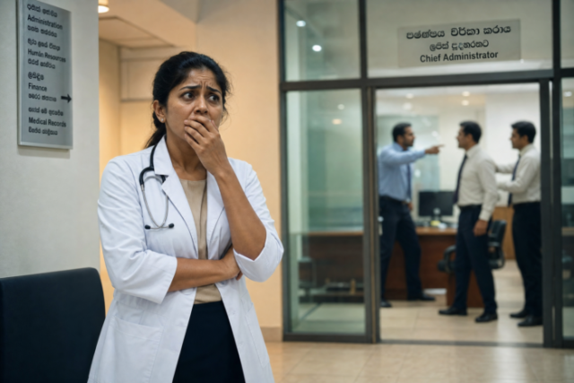 Sri Lankan Hospital Drama Scene