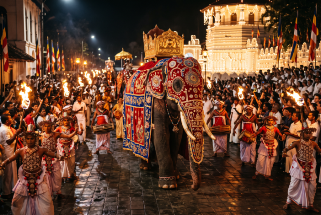 esala perahera tusker elephant