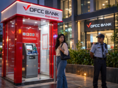 DFCC බැංකුවෙන් සල්ලි ගන්න ගිය තරුණියකට බැංකු සිකියුරිටිගෙන් අයුතු යෝජනාවක්