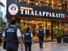 සෞඛ්ය නීති උල්ලංඝනය කළ Dindigul Thalappakatti අවන්හලට නඩු