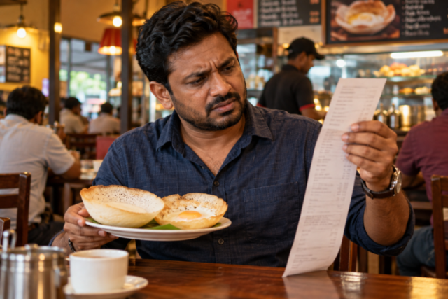 Concerned Diner Reviews the Bill