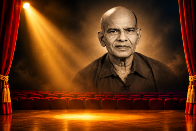 Golden Spotlight Theatre Portrait