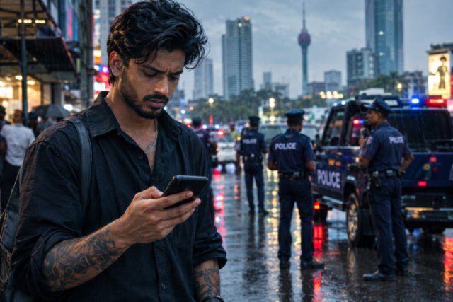Rainy City Police Reflections