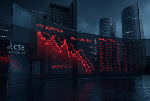 cse market downturn 3d visualization